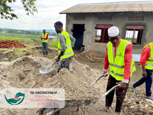 Kiburara Islamic school construction