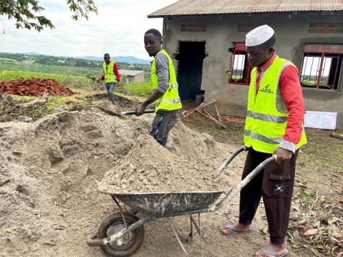 Kiburara Islamic school construction